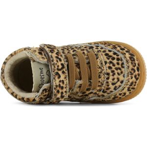 Baby | Babysneakers | Meisjes | Cognac Leopard | Leer | Shoesme | Maat 19
