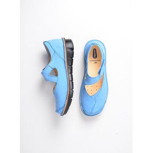 Wolky Bandschoenen Cordoba hemelsblauw nubuck
