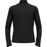 Odlo - Essentials Light - Sweater - Zwart - Halve Rits - Gerecycled Polyester