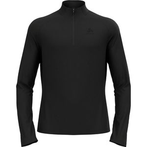Odlo - Essentials Light - Sweater - Zwart - Halve Rits - Gerecycled Polyester