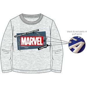 Marvel Comics t-shirt - grijs - Maat 140 / 10 jaar