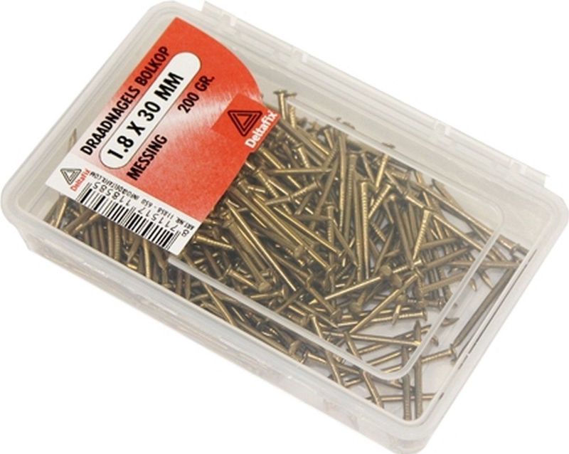 Deltafix - Draadnagel - Zwart - 1.6x25mm - 200gr