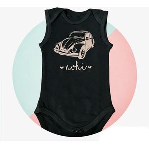 Romper met naam en kever