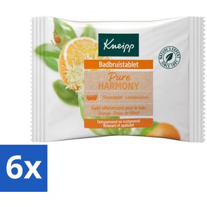 Kneipp - Badbruistablet - Oranje lindebloesem - Voordeelverpakking - 6 stuks