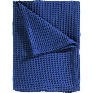 Heckettlane Wafel Plaid - 180x260 cm - Ink Blue