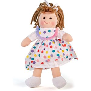 Bigjigs babypop stoffen pop lappen pop Phoebe ca 25cm