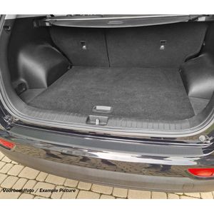 Pasklare Achterbumperbeschermfolie passend voor Audi Q3 (8U) Quattro S-Line 2011-2018 - Carbon-look