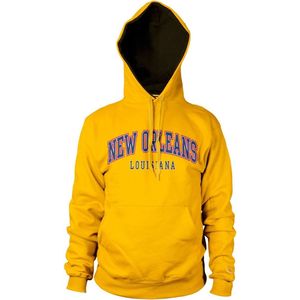 New Orleans Louisiana Hoodie Gold-S
