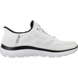 Skechers SUMMITS Heren Schoenen, Wit Zwart, 42 EU