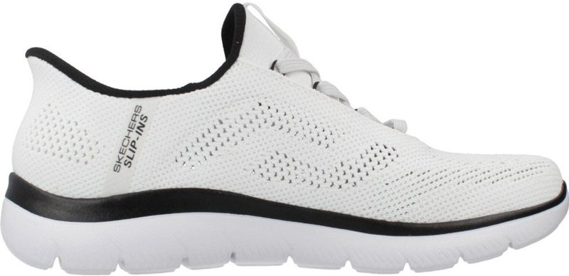 Skechers SUMMITS Heren Schoenen, Wit Zwart, 42 EU