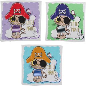 Zakdoeken - Piraat - Kinderzakdoeken - 100% Katoen - 12 Stuks - 28x28 cm