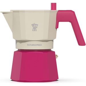 Italiaans koffiezetapparaat - PEZZETTI - FUTUREXPRESS - Aluminium - 3 kopjes - Fuchsia