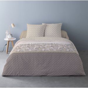 Better Night Fifi - flanellen dekbedovertrek - 240x220cm - 2 kussenslopen 65x65 - flanel - beige