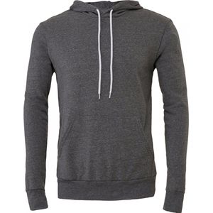 Bella+Canvas Unisex Poly-Cotton Fleece Pullover Hoodie CV3719 - Deep Heather - XS