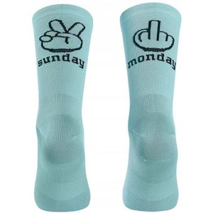 Northwove Zondag Maandag Fietssoknes van Matt M (40-43) Blauw