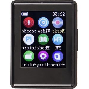 80GB MP3-speler Bluetooth WiFi HiFI Lossless Sound Spotify-speler FM Radio Opname E Book 177 Inch Touchscreen Streaming MP3 MP4-speler Kinderen - Zonder merknaam