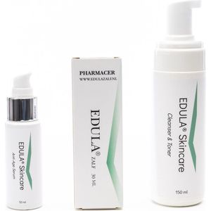 Combi: Edula® zalf 30 ML - Littekencrème - Littekenzalf - Huidzalf + Cleanser & Toner + Anti-Age Serum