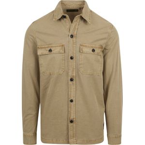 Superdry Overshirt Military Beige - Maat XL - Heren