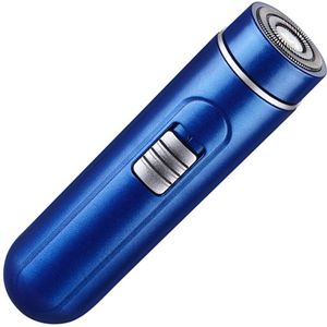 Mini Scheerapparaat - Krachtige Mini Scheerapparaat voor Dames en Heren - mini shaver - mini trimmer - Usb Oplaadbare Shaver - Draagbaar en Lichte Reis editie - Kleur Blauw
