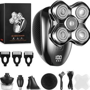 Skull Shaver - Gladde en Snelle Scheerervaring - Voor Hoofd, Gezicht en Nek - Ergonomisch en Draadloos Design - Precisie en Comfort in één - Voor een Strakke Look Thuis of Onderweg