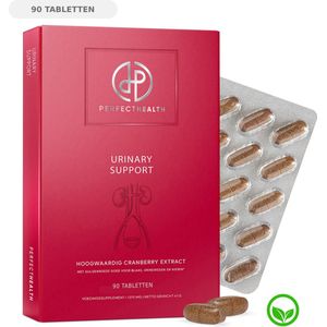Perfect Health - Cranberry Tabletten - Hoge Dosering - 500mg - 90 Stuks