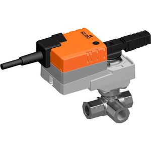 Belimo 3-Weg Regelklep Rp1/2 Kvs1.6 24VAC/DC 90s 2/3-Punt 5Nm IP54 Aansluitbescherming R3015-1P6-S1/LR24A-TP - V379C