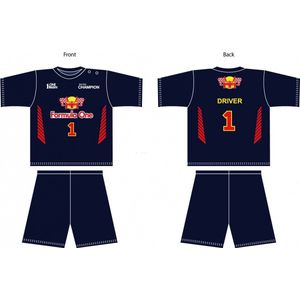 Fun2Wear - Shortama Driver 1 - Pyjama - Katoen - Maat 104