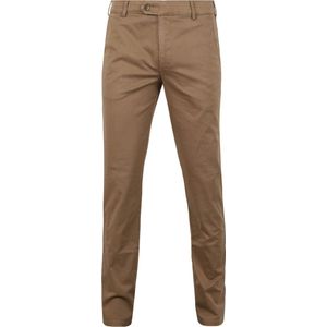 Meyer - Broek Roma Chino Lichtbruin - Heren - Maat 54 - Regular-fit