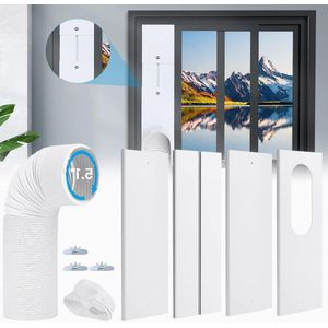 Instelbare raamafdichting 4 stuks - gemakkelijke installatie - airconditioning accessoires