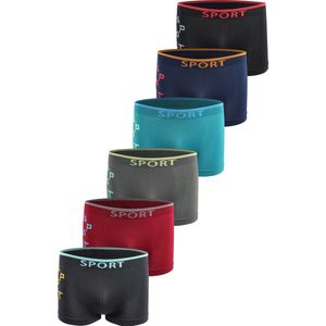 Jongens ondergoed - Microfiber jongens onderbroeken - VOORDELIGE 6 PACK Onderbroek - Boxershort maat 158-164 SJ11