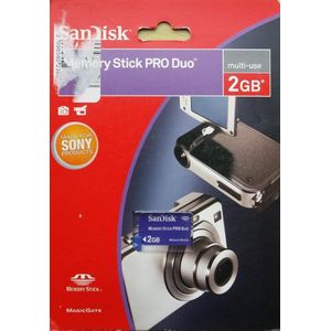 SanDisk Memorystick Pro Duo 2 GB - geheugenkaart