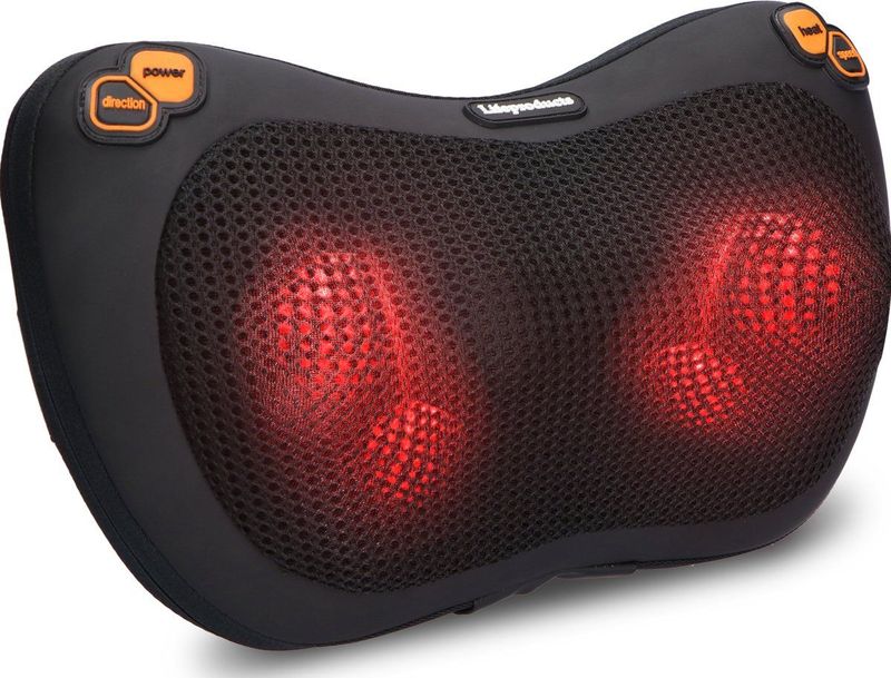 Lifeproducts - Shiatsu Massagekussen - Elektrisch Nekmassage Apparaat - Massage Apparaten - Infrarood Verwarming