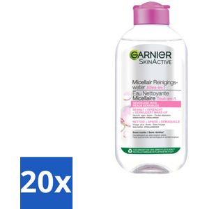 20 x Garnier - SkinActive - Micellair Water - Gevoelige Huid - Gezichtsreiniger - 200 ml - Gevoelige Huid - Gezichtsreiniger - Micellair Water - Make-up Verwijderen - Huid Reinigen