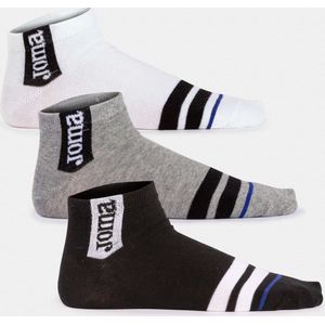 Joma beta socks white melange gray black, 43-46