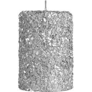 &K Pillar Stompkaars - 10x7.5cm - Glitter Zilver