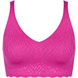 sloggi ZERO Feel Bliss Bralette Dames Beha - Fuchsia - Maat XL