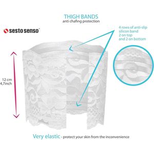 Elastische Anti-schurende Dijbeenbanden met Siliconen Strips – Voor Comfort en Stijl