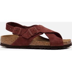 Birkenstock Tulum Dames Sandalen Almond Narrow-fit |  Bruin | Suède | Maat 36