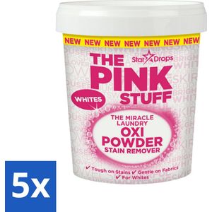 The Pink Stuff - Vlekverwijderaar - Voor Witte Was - 1kg - Bulkverpakking - 5 stuks