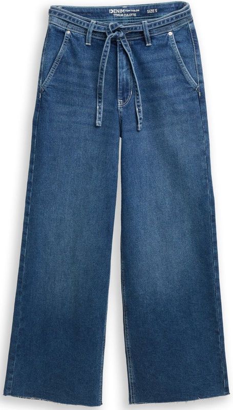 TOM TAILOR DENIM - MIJA - Jeans - Blauw Denim - Loosefit - High Waist