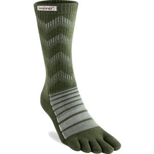 Injinji Teensokken Outdoor Midweight Crew Wool Unisex IS223670 50 Green S=37-40