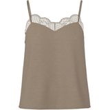 Top - PCTiffany - Blouseshirt - Effen - V-hals - Mouwloos - Gerecycled Materiaal