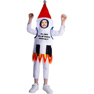 Raket kostuum - Ik ga als een raket - Raketpak - Carnavalskleding - Carnaval kostuum - Heren - Dames - One-size
