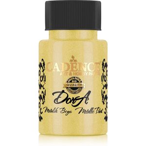 Cadence Dora Acrylverf Metallic 50 ml Canary Yellow