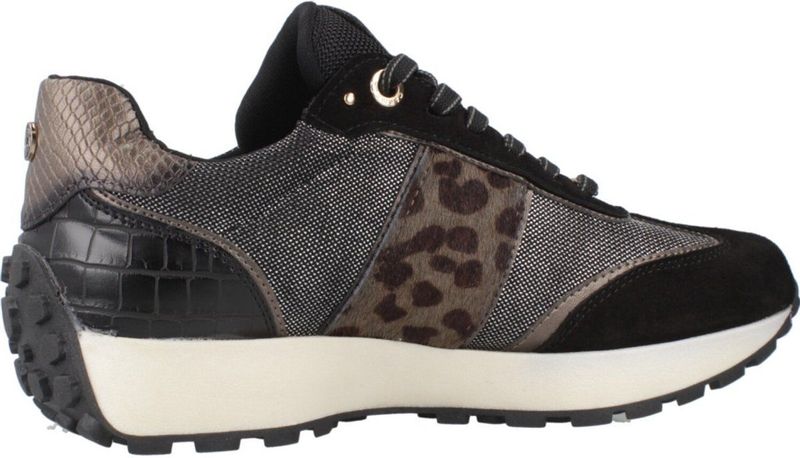 Carmela - 16270203 - Trainers - Zwart - Plat - Veters - Casual