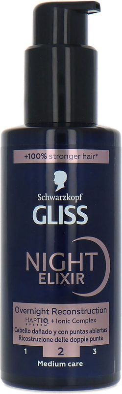 Gliss - Night Elixir - Haarmasker - 100 ml