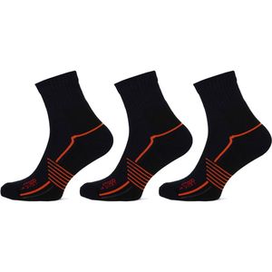 STAPP Wandelsokken Quarter - Active Outdoor Bamboe - 3 paar - Marine - Maat 35/38