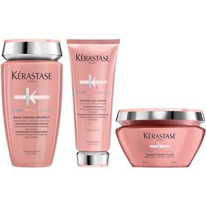 Kerastase Chroma Absolu Bain Chroma Respect 250ml + Cica Chroma 200ml + Masque Chroma Filler 200ml