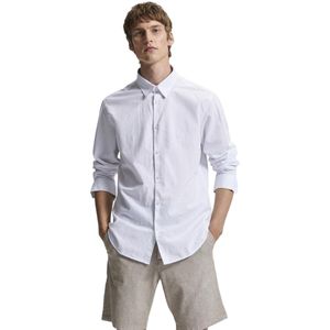 Selected Homme Heren Overhemd SLHREGSUN SHIRT LS CLASSIC regular fit Wit L Volwassenen