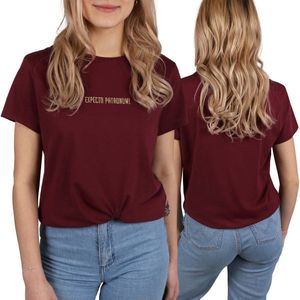 Harry Potter Vrouwen t-shirt/t-shirt kastanjebruin, katoen